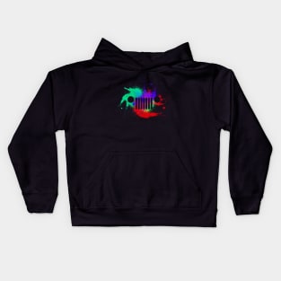 color jeep Kids Hoodie